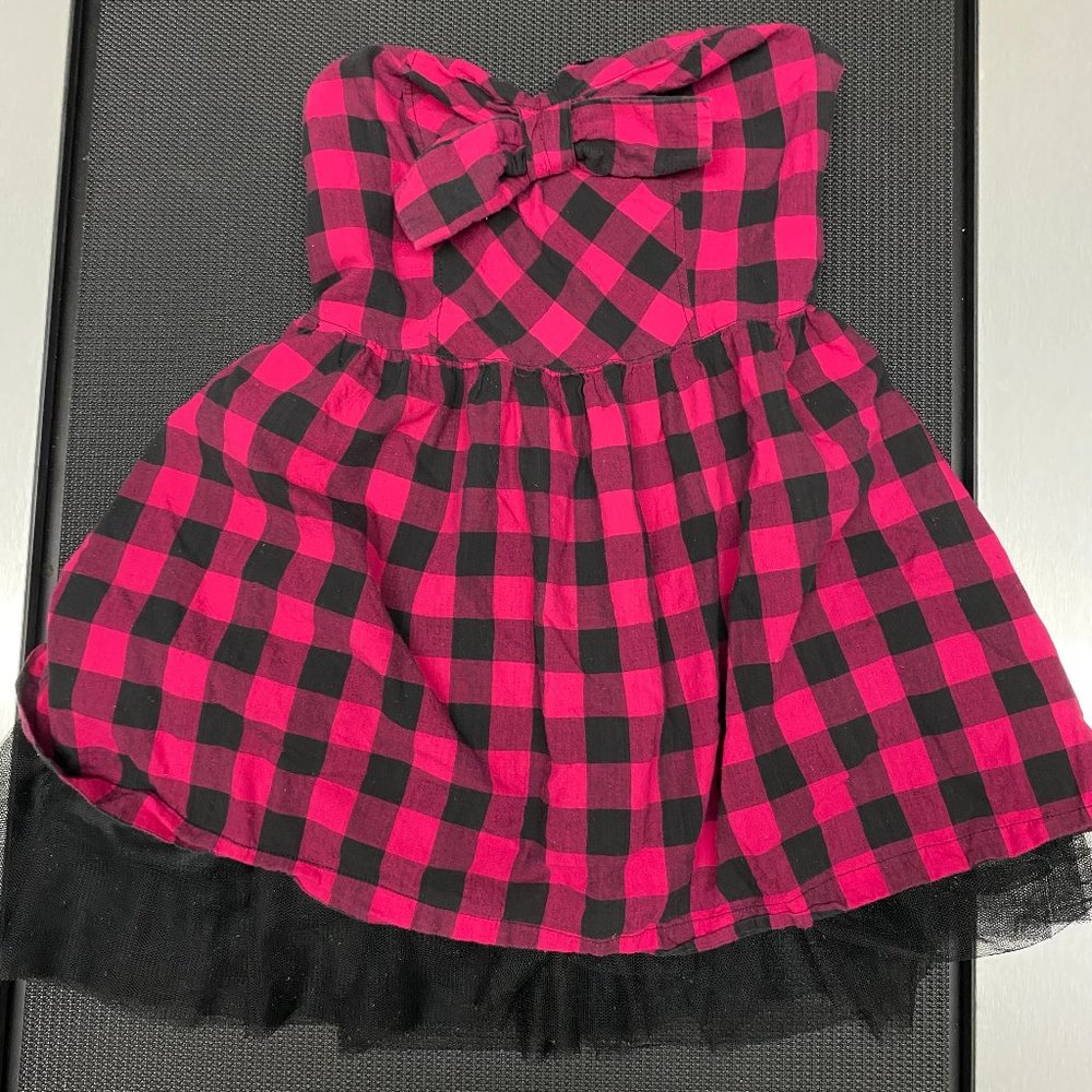 Forever 21 Gingham Pink Dress